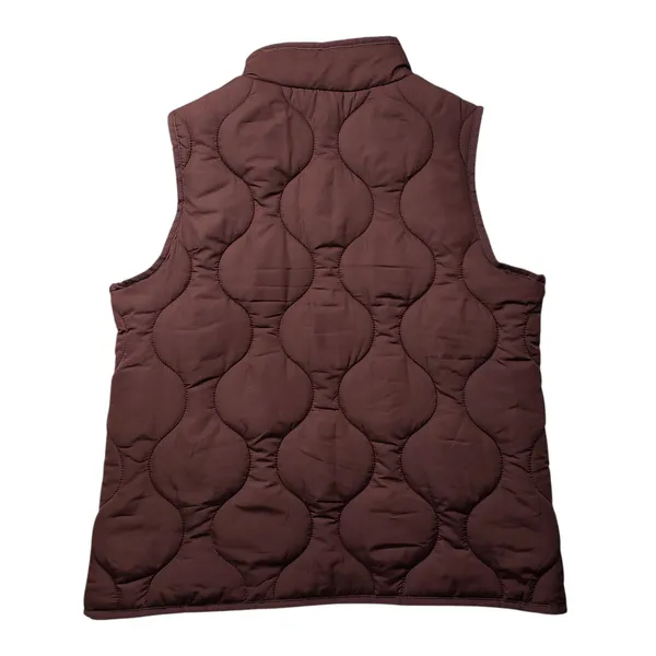 NWT Natural Reflections Quilted Puffer Vest Womens Small Brown Hiking Outdoors - Image 7