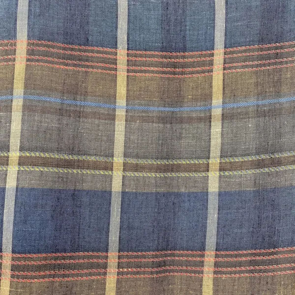 Vintage Express Plaid Madras Blazer Jacket 3 Button Oversized Boxy Size Small - Image 6