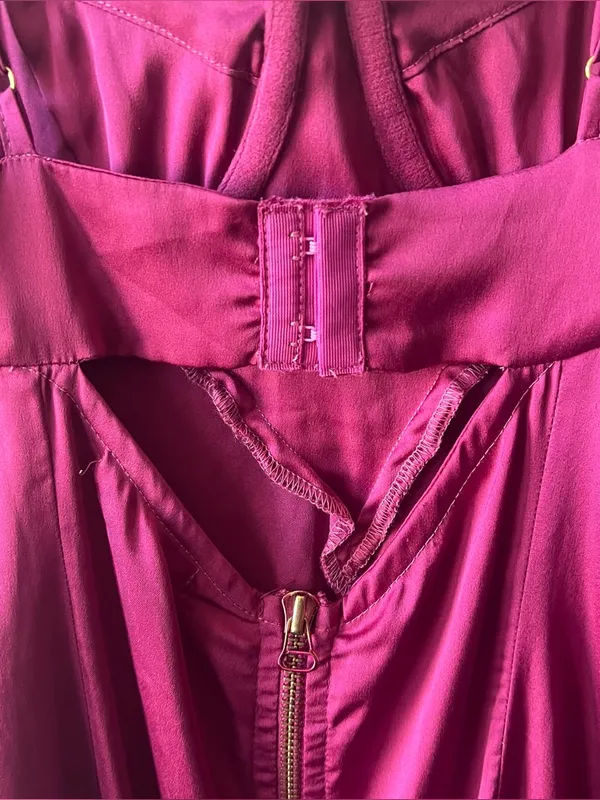For Love & Lemons Isabella Bustier Hot Pink Fuchsia Mini Dress Size Small - Image 6