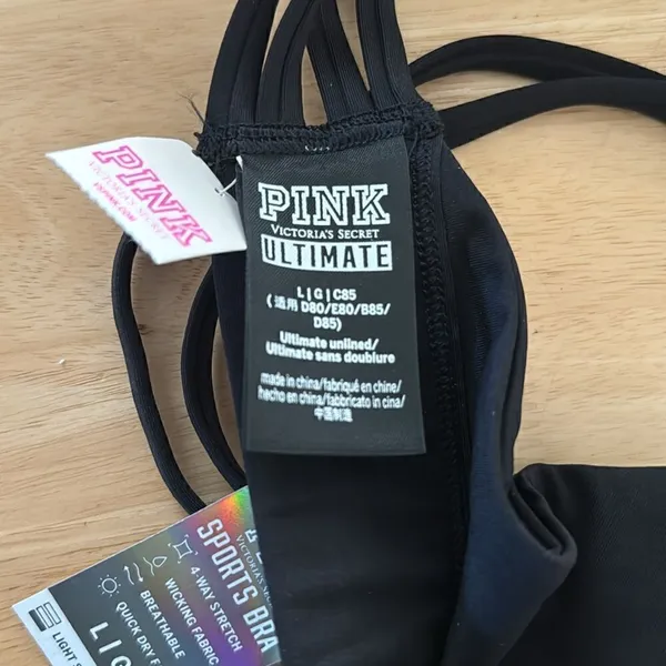 Pink Victoria's Secret sport bra NWT - Image 4