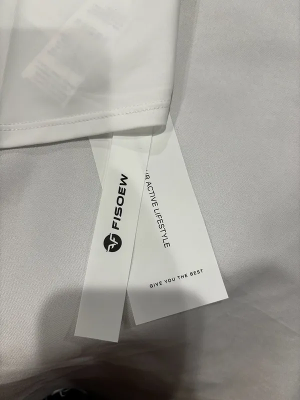 Fisoew Women Active Lifestyle White Sleeveless Tank Top Size L New With Tags - Image 4