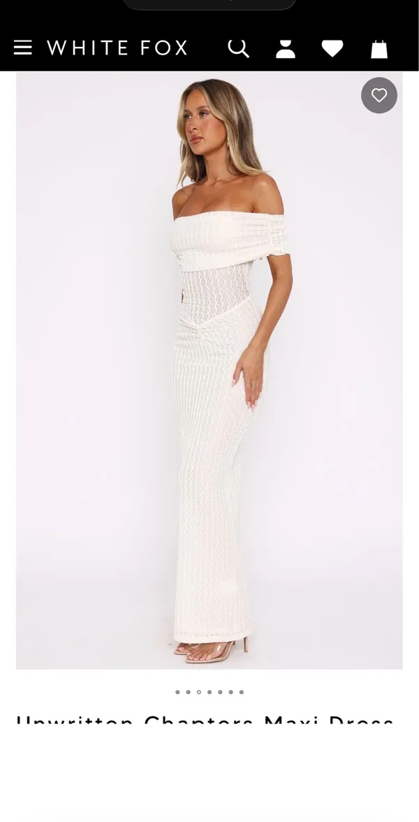 White Fox Boutique White Dress - Image 3