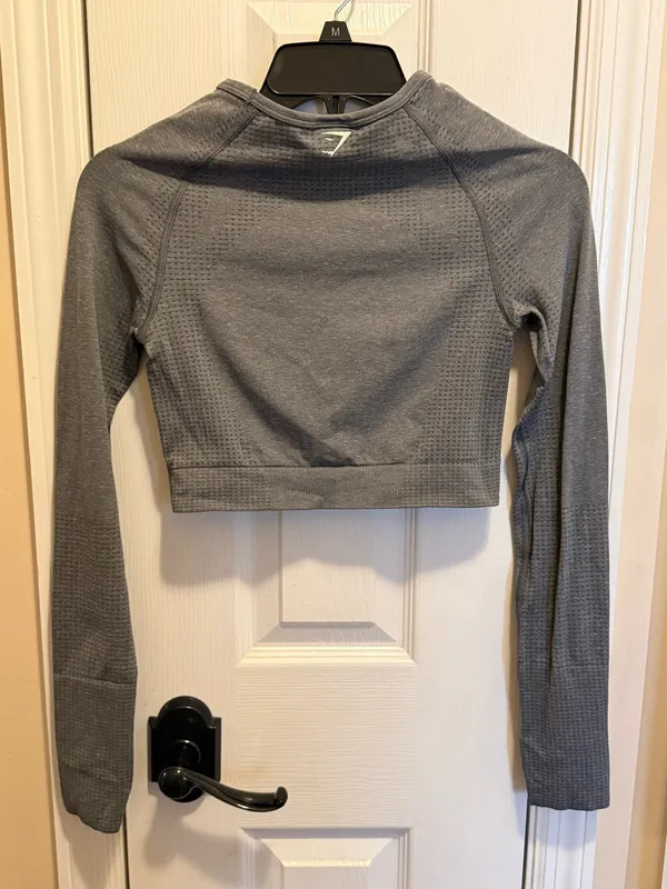 Gymshark Vital Seamless Long Sleeve Crop Top - Image 2