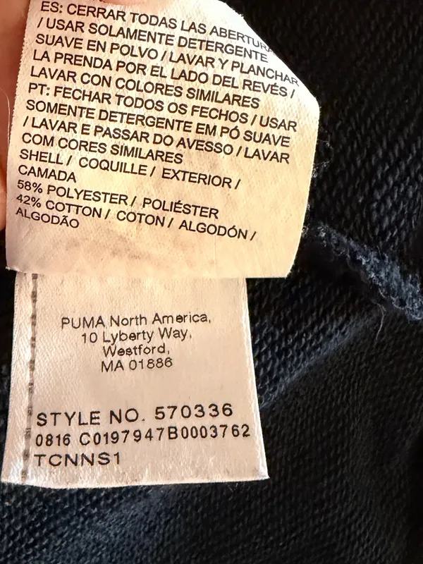 Puma Black Athletic Jacket - Image 6