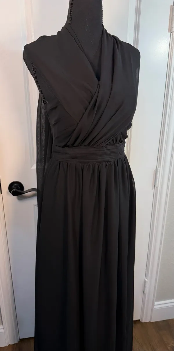 Birdy Grey Grace Convertible Bridesmaid Dress in Black - Image 10