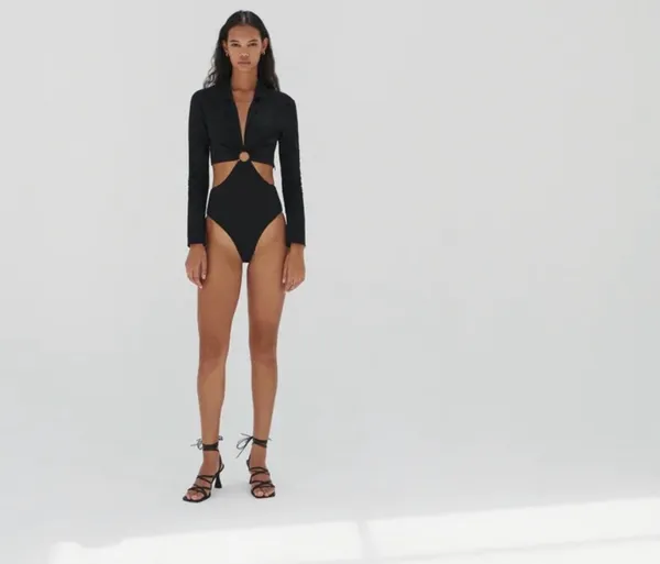 ZARA Brand New Cut Out Bodysuit - Image 2