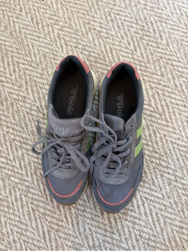 Like New! Gola Chicago Style in Ash, Patina Green, and Coral Pink Sneakers | 6 - Image 2