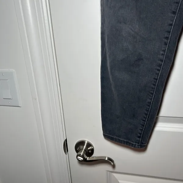 Levis SilverTab Mom Jeans Womens 27x27 Washed Gray High Rise Tapered - Image 3