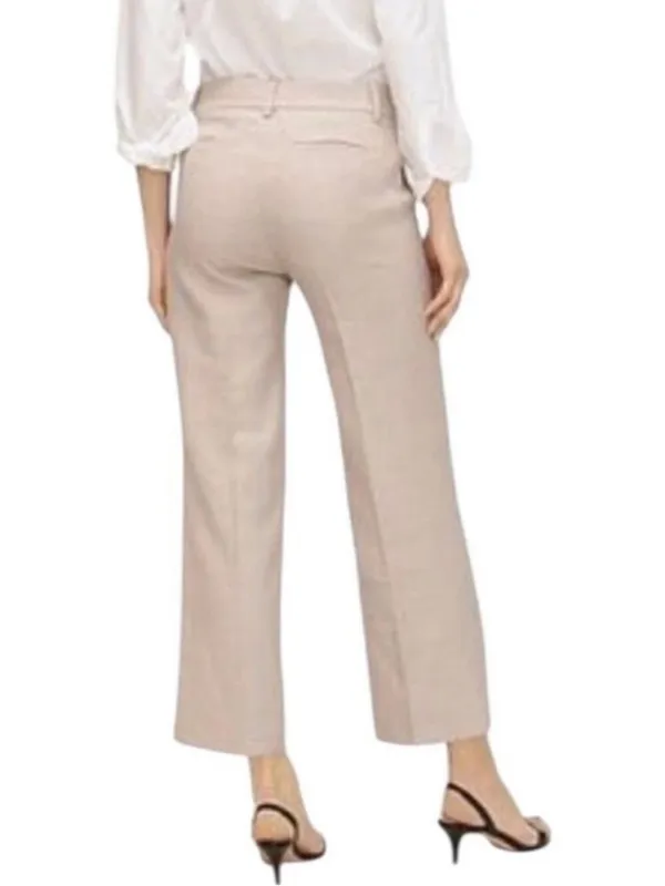 NWT J Crew Kate straight-leg pant in stretch linen blend Item BF407 - Image 2