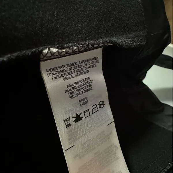 COLUMBIA Take to the Streets II Trench Coat Tie Waist Hood Gray Size Small - Image 8