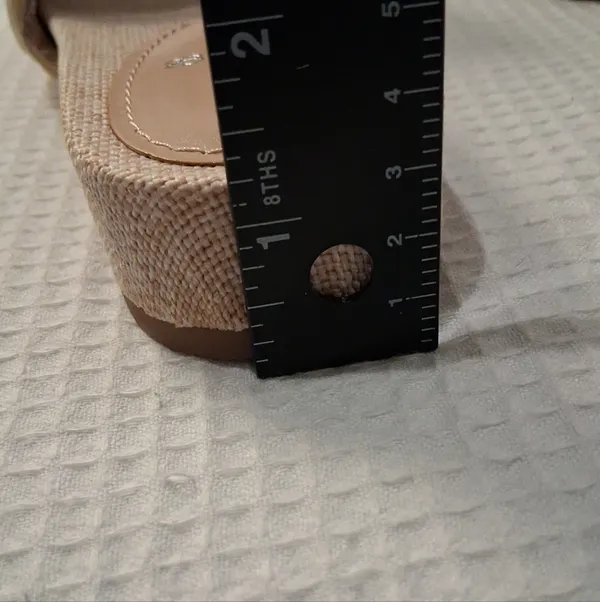 NEW Bandolino Natural Woven Straw Weave Deedee Slide Sandals Women's size 7.5 - Image 7