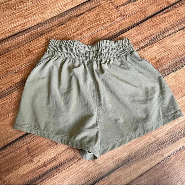 Free People Next Round Shorts Muted Green - Image 4