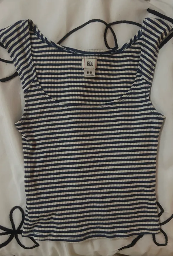 BDG Urban Outfitters ribbed square neck tank top striped - Image 7