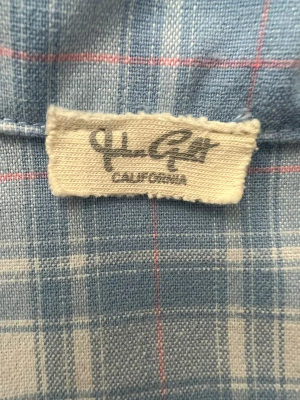 Plaid Button Down Crop Too - Image 3