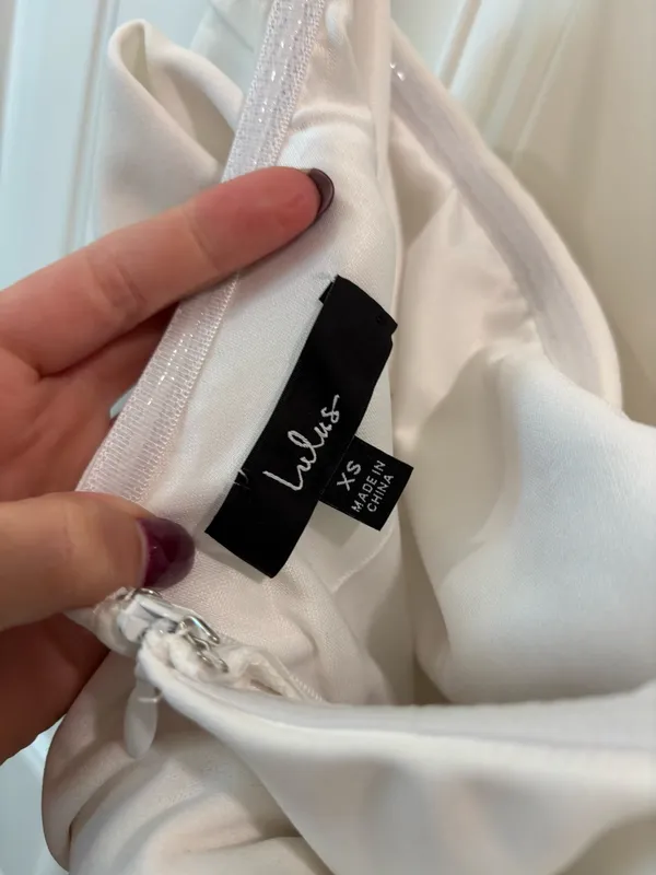 Lulus Midi Dress White - Image 4