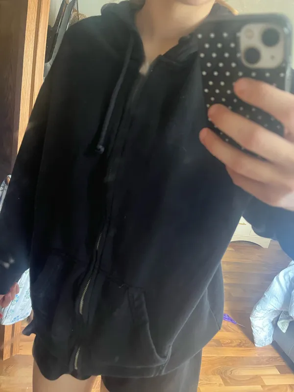 Black Hollister zip up - Image 2