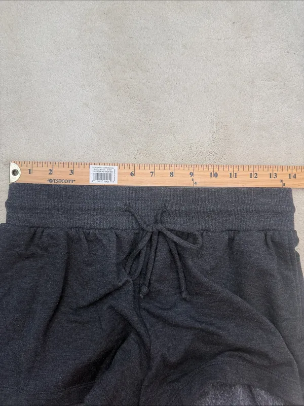 Stars Above Charcoal Gray Lounge Drawstring Shorts Size Small - Image 4
