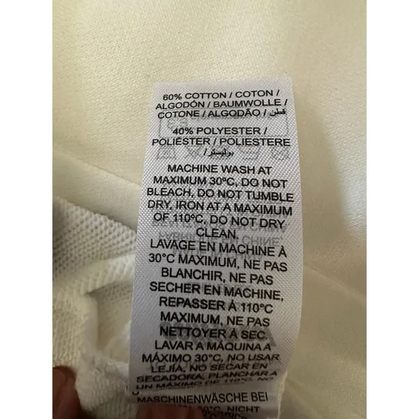 EDIKTED 06 Wide Leg Cotton Blend Drawstring Sweatpants size small white - Image 4