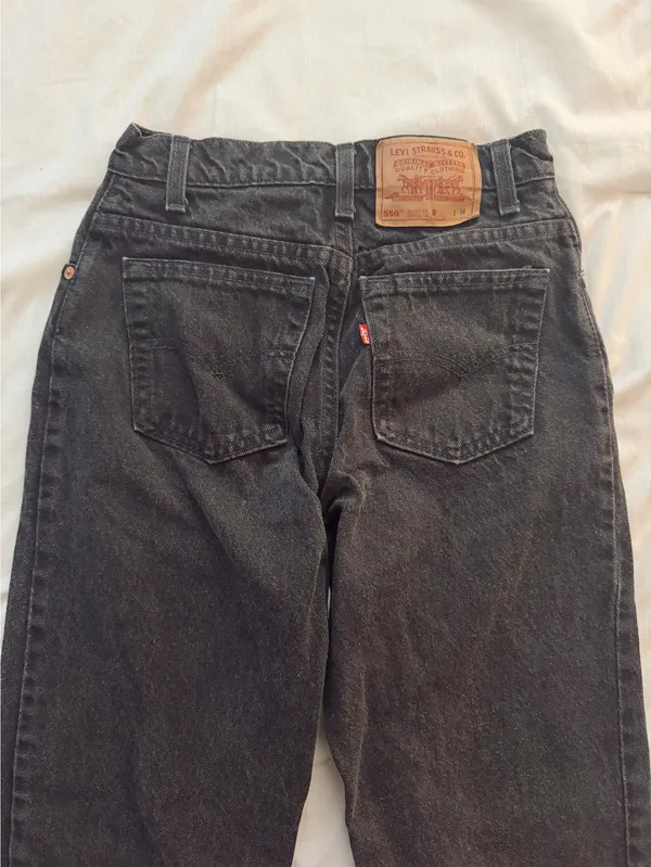 Levi’s Straight Cut Black Jeans - Image 2