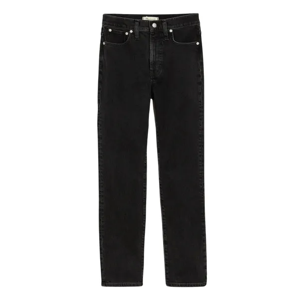 Madewell The Perfect‎ Vintage Jean Womens 25 Black High Rise Straight Leg Denim - Image 13