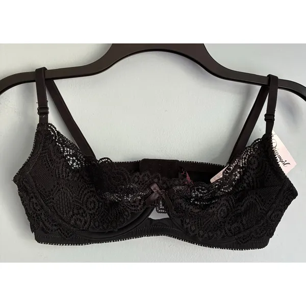 Lace Bra Black Small NWT Dreamgirl - Image 4