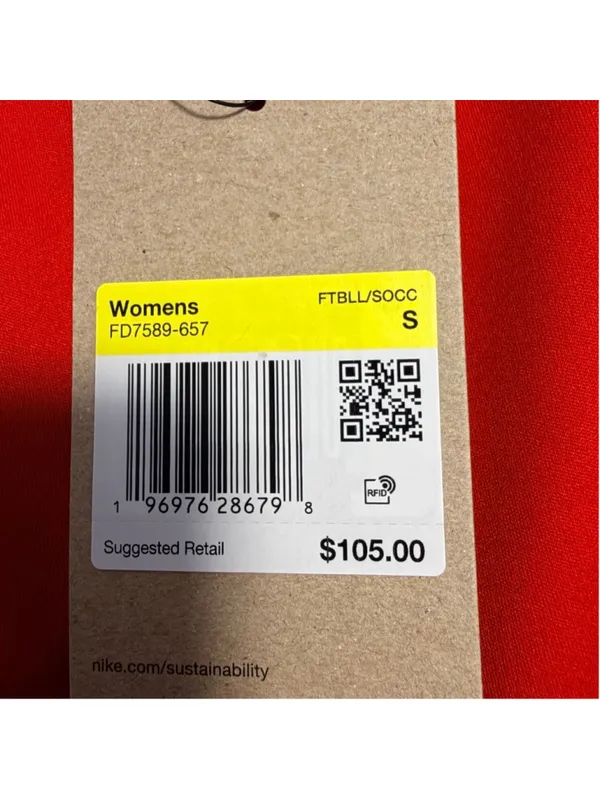 Nike EUC Women's Storm-Fit 1/4 Zip Top Red Small - $105 Retail h - Image 5