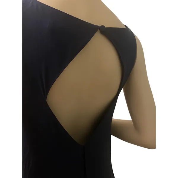 Alice + Olivia Silk Mini Dress‎ Navy Blue - Size Small Petite - Image 9