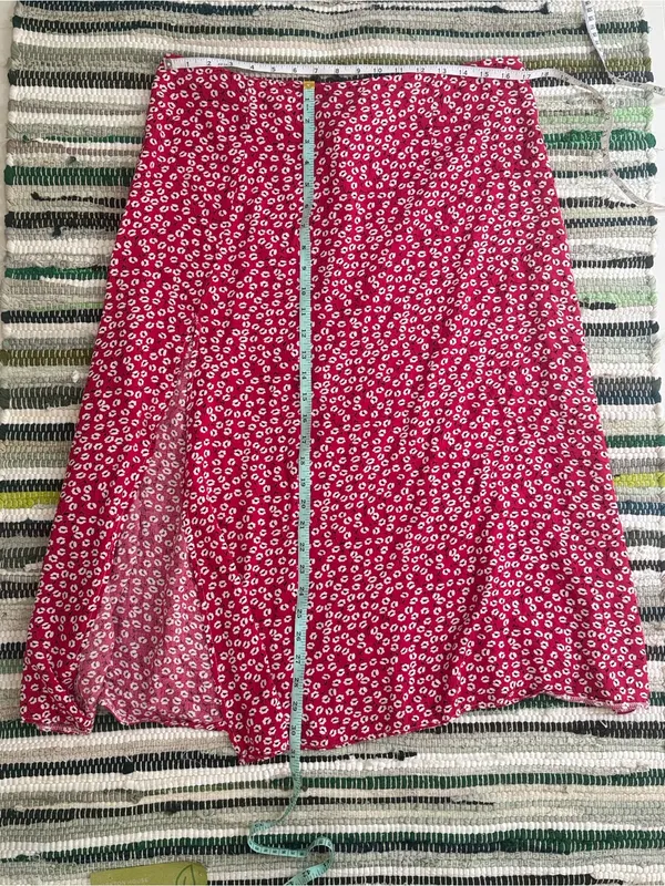 SHEIN Red Floral Maxi Skirt - Image 5