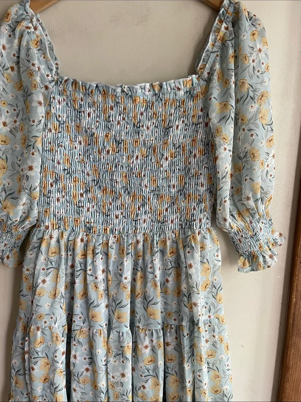 Baltic Born Azlyn Smocked Floral Short Dress - Image 6