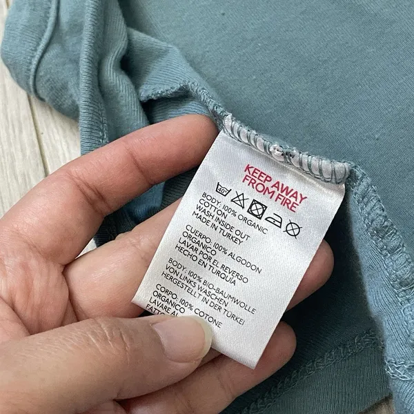 Urban Outfitters Tank Top organic butterfly tie-back crop womens Blue (medium) - Image 8