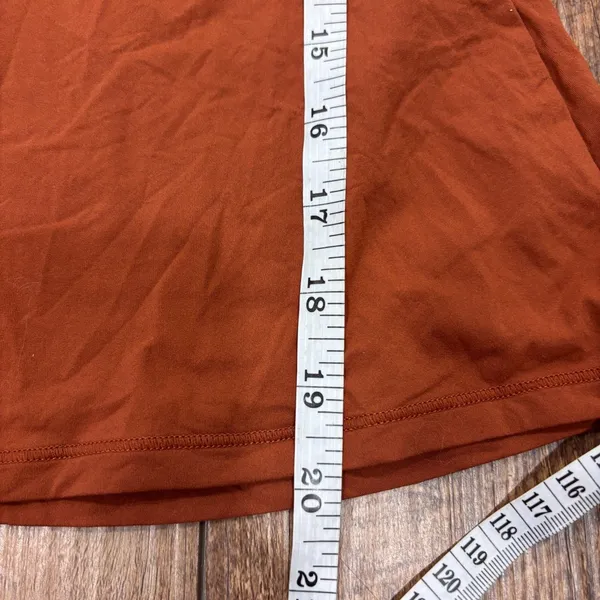 Skims Women's Size XS Chai Brown Orange Fits Everybody Short Sleeve T-Shirt EUC - Image 6
