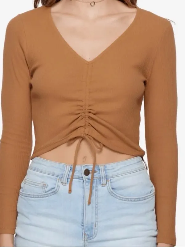 O'Neill Leanne Top Camel size small - Image 6
