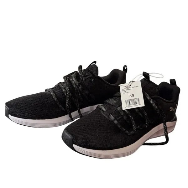 Women's Black Athletic Sneakers Size 7.5 Runner Training Shoes - Image 2