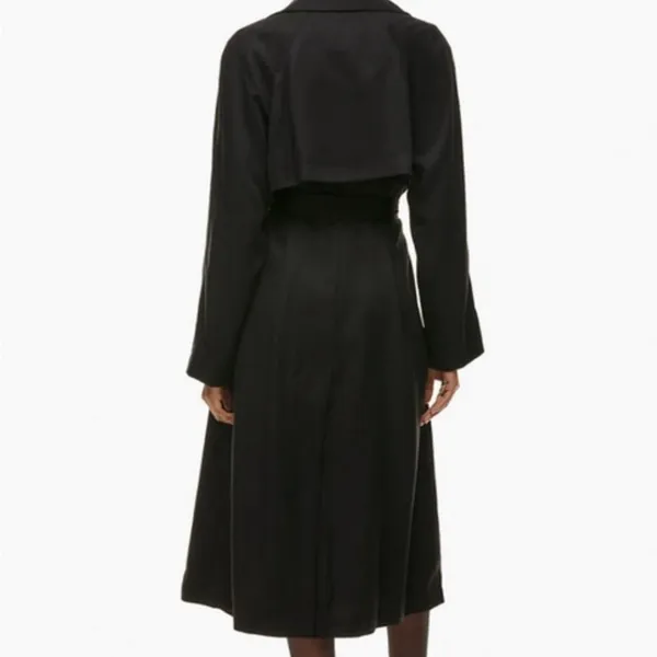 Aritzia Babaton Black Milestone Trench Coat Size: S - Image 4