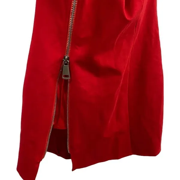 by the way. Red Strapless Dres Size M - Image 5
