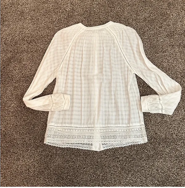 Point Sur Blouse White Size XS - Image 2
