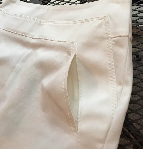 Amazing Akris Punto White Structured Quality Pencil Skirt - Image 3