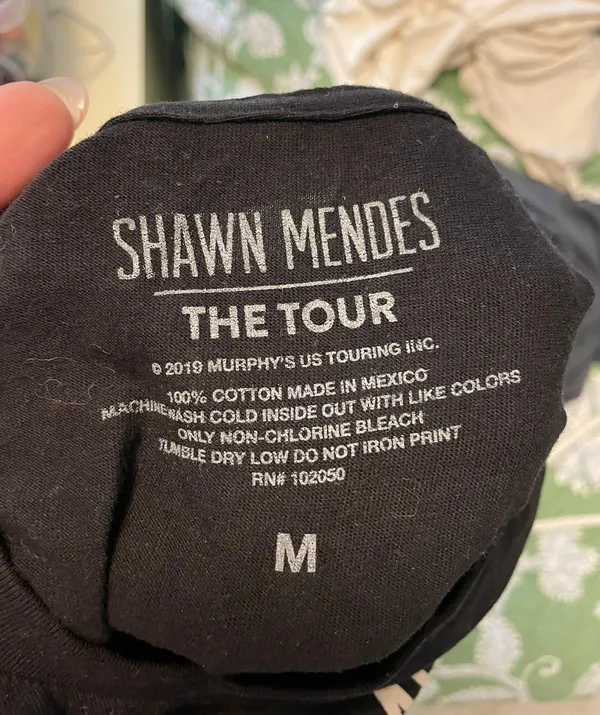 Shawn Mendes Tour Merch - Image 3