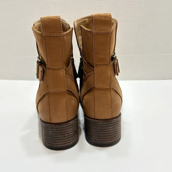 Vionic Women's Perry Sienna Waterproof Boots Toffee 7.5 Western Cowgirl - Image 4