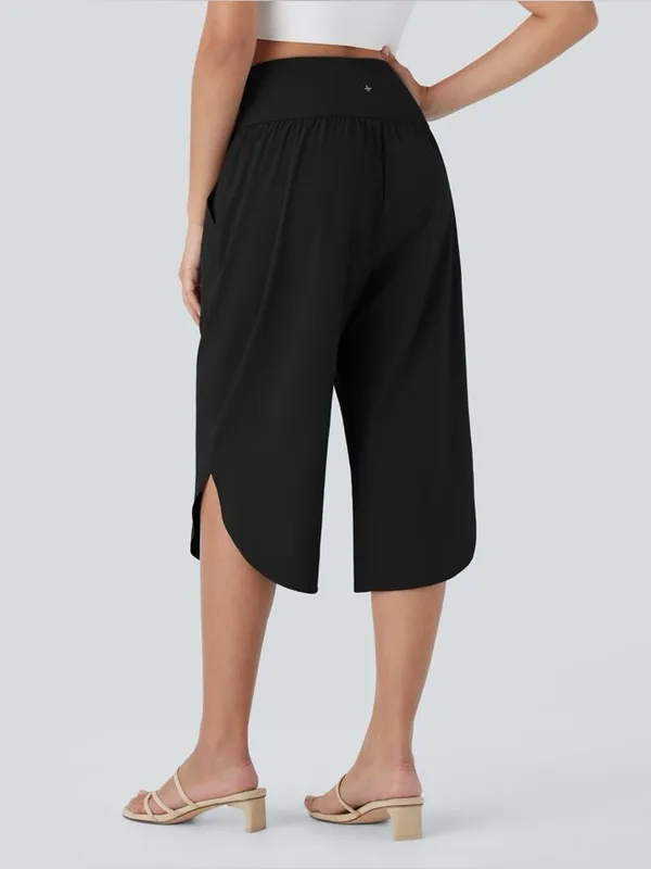 NWT Halara Breezeful High Waisted Crossover Pocket Quick Dry Capri Pants - Image 2