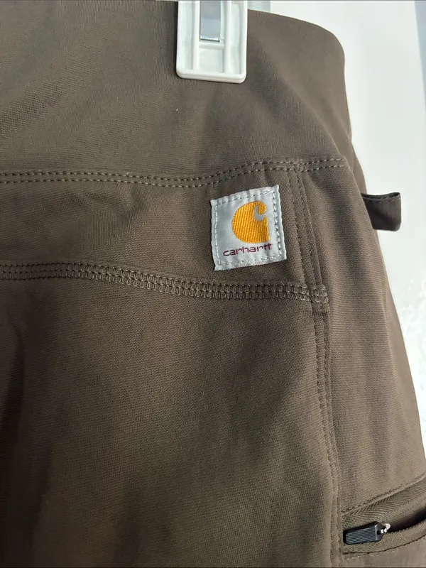Women's Carhartt Olive Pocket Leggings - Comfortable Everyday Pants - Image 3