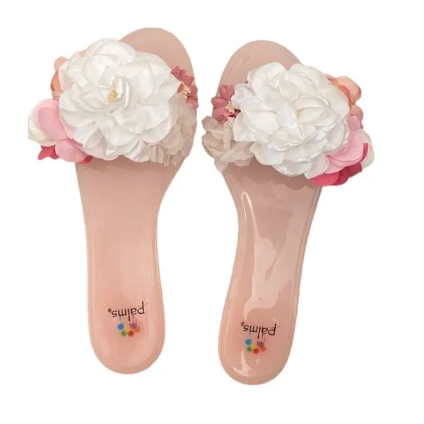 Palms Pink Rubber Sandals(Size 8-9) - Image 2