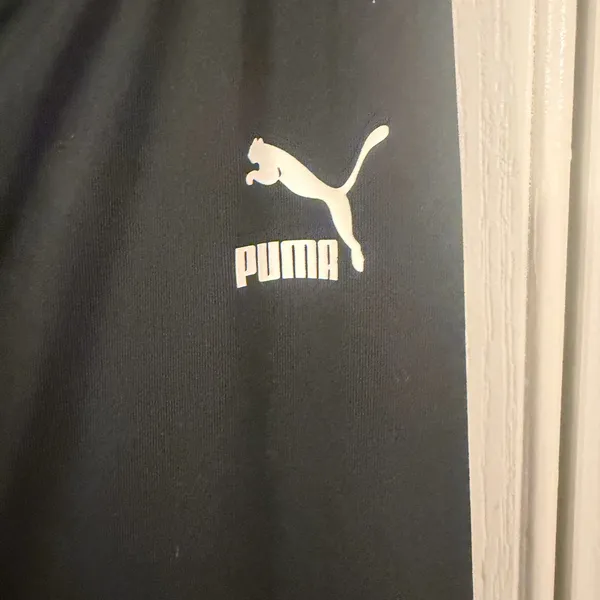Puma Women's Black with white side stripe w/puma logo Crisscross Backless Dress - Image 2