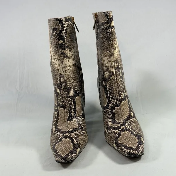 Franco Sarto Size-9.5M Women's‎ L-Briar Above Ankle Boots Snake Leather - Image 10