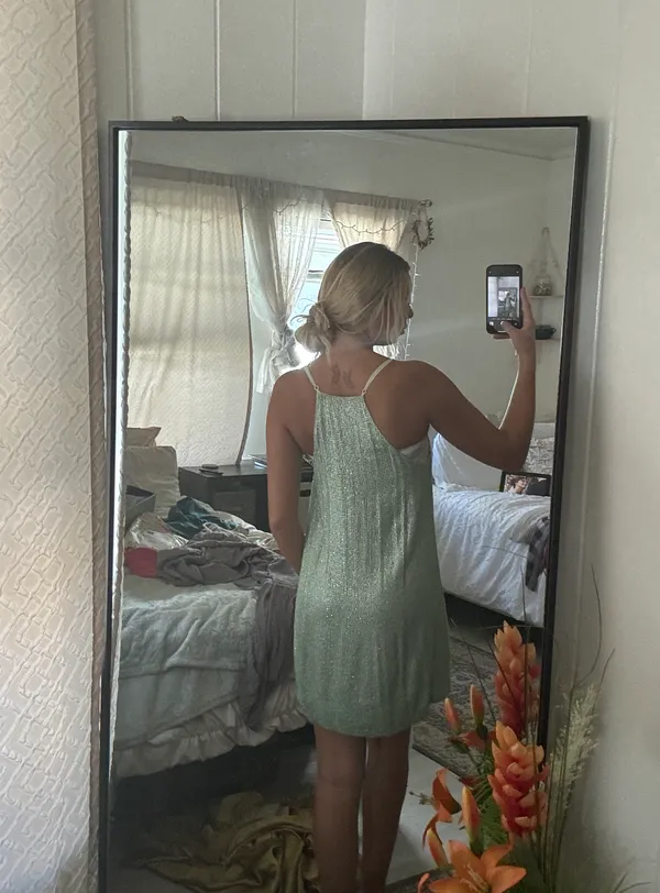 Multi Sequin Dress - Image 2