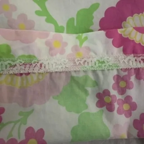 Lilly Pulitzer Floral Pleated A-Line Skirt Pastel 100% Cotton‎ Size 2 Preppy - Image 9