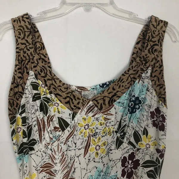 Globe Trotter V-Neck Sleeveless Floral Dress Size M - Image 4