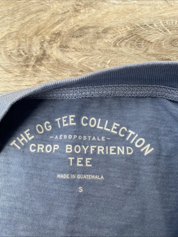 Aeropostale | Crop Boyfriend Tee Dallas size small - Image 4