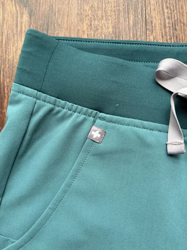 NWT FIGS Women’s Hydrogreen Zamora Jogger Scrub Pants - Size XXS Petite - Image 8