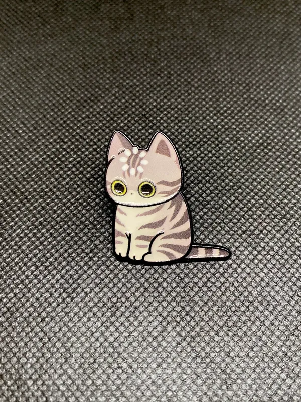 Kitty Loading Data Enamel Pin/Magnet - Who Knows What Goes On In There? Pick One - Image 3